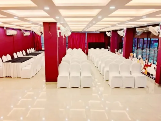 Hotel CAPS Events Hall arranged with rows of seating for an event