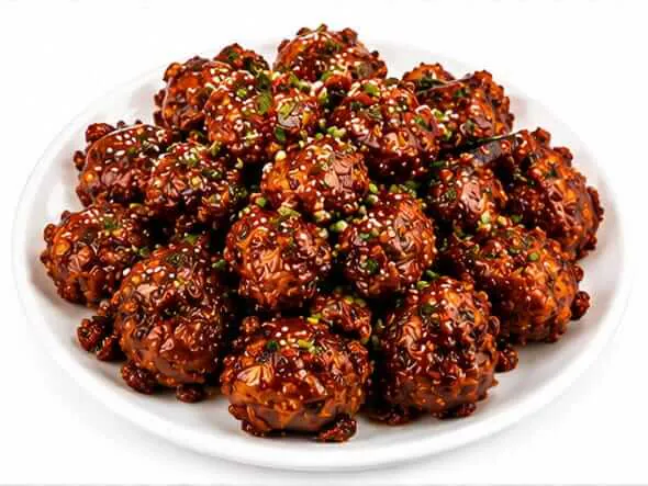 Honey Glazed Chicken sweet sticky savory chicken bites