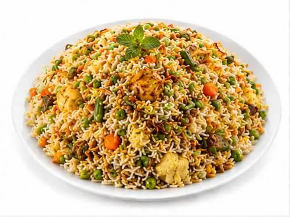 Vegetable Biriyani colorful medley fresh garden vegetables