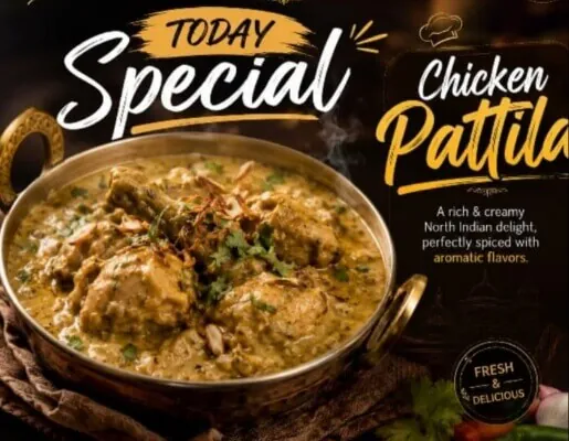 Hotel CAPS special Chicken Patiala curry
