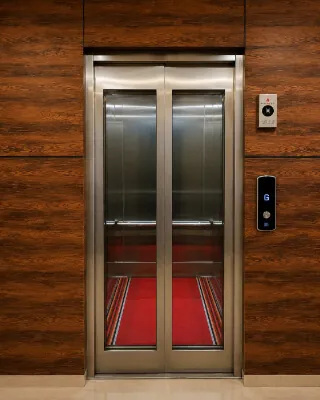 Elevator facility providing convenient access to Hotel CAPS rooms